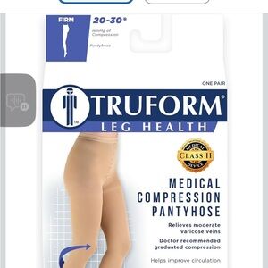 TRUFORM Medical Compression Pantyhose - Beige (20-30 mmHg)